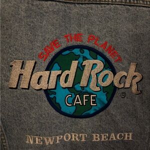 Hard Rock Cafe Blue Denim Jacket